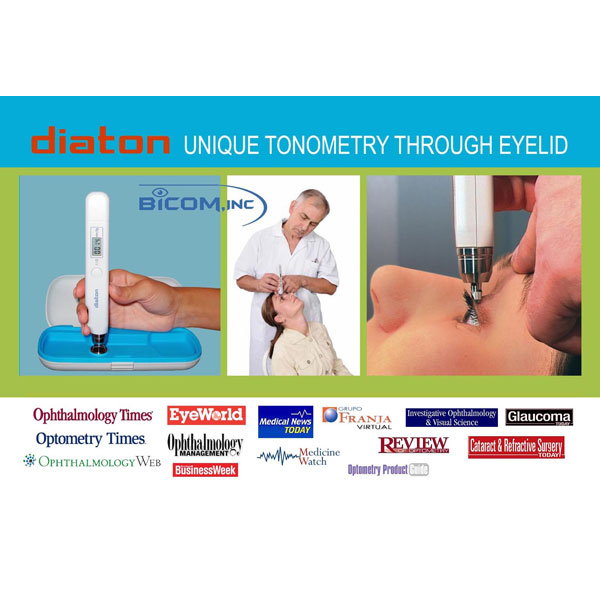 Quick start guide for tonometer diaton Measuring of intraocular Pressure 