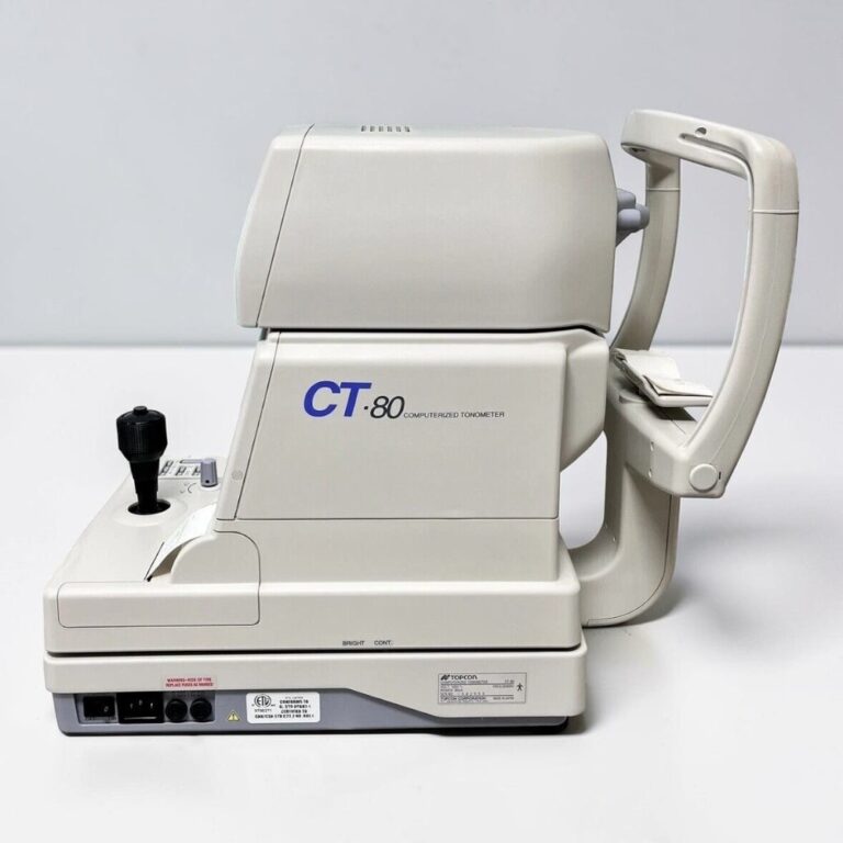 Topcon Non Contact Tonometer CT-80 Used 5 Topcon Non Contact Tonometer CT-80 Used – Detail View 4