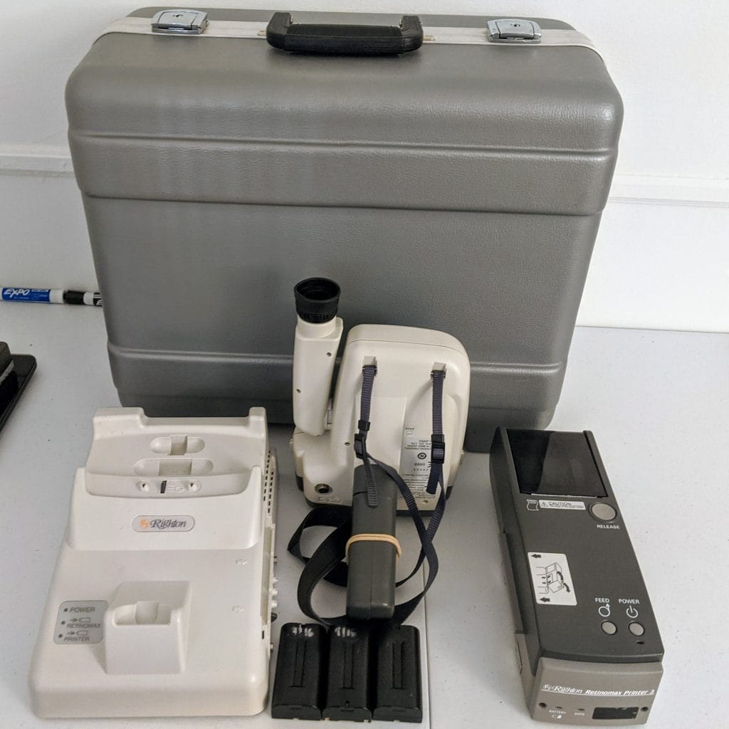 Used Retinomax Handheld Autorefractor with 90 days warranty