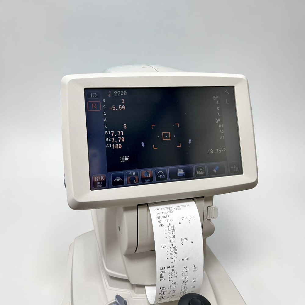 Topcon KR-800 Auto Kerato-Refractometer - Used 2 Topcon KR-800 Auto Kerato-Refractometer - Used - Image 2