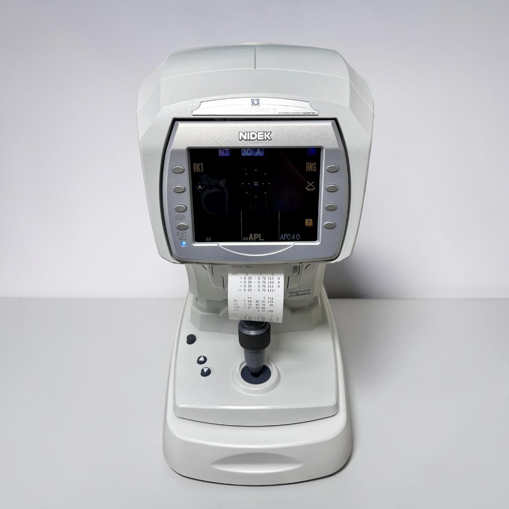 Nidek Tonoref II Autorefractor Keratometer Tonometer - Used 7 Nidek Tonoref II Autorefractor Keratometer Tonometer - Used – Detail View 6