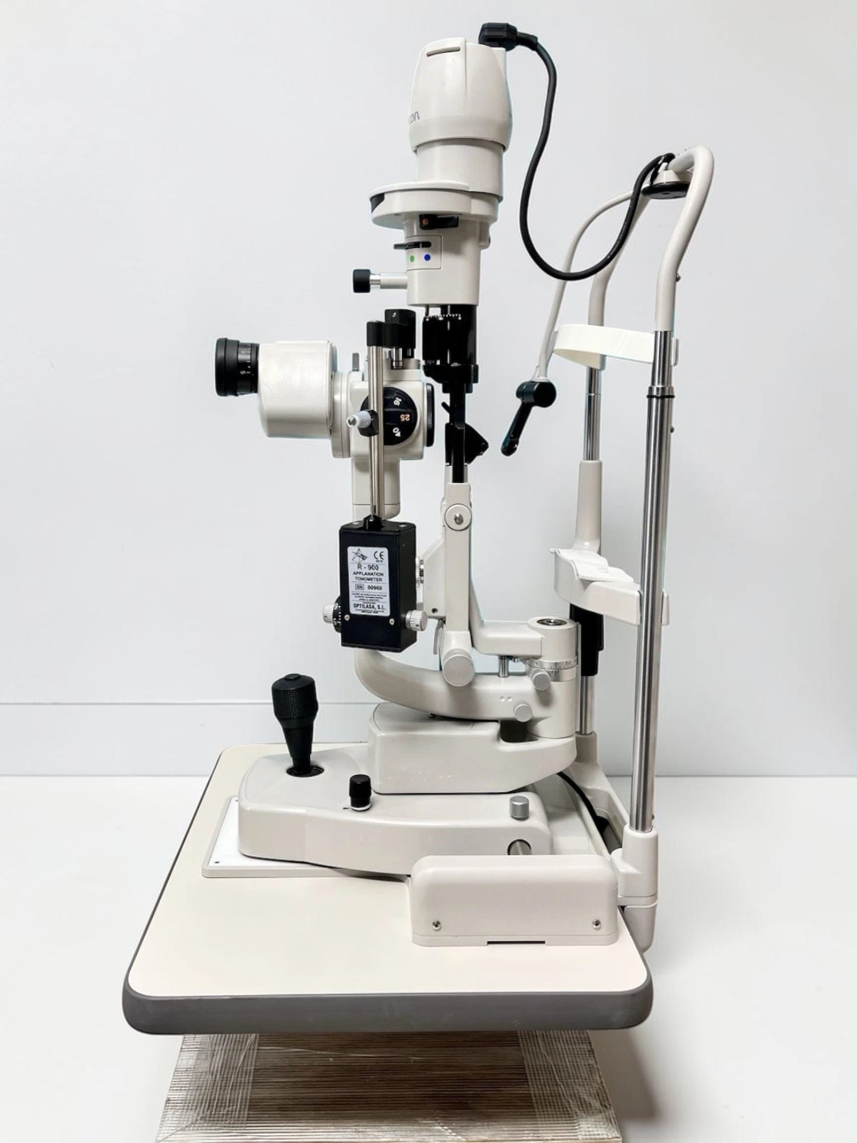 Topcon SL-D7 Slit Lamp w/Tonometer- Used 4 Topcon SL-D7 Slit Lamp w/Tonometer- Used – Rear View