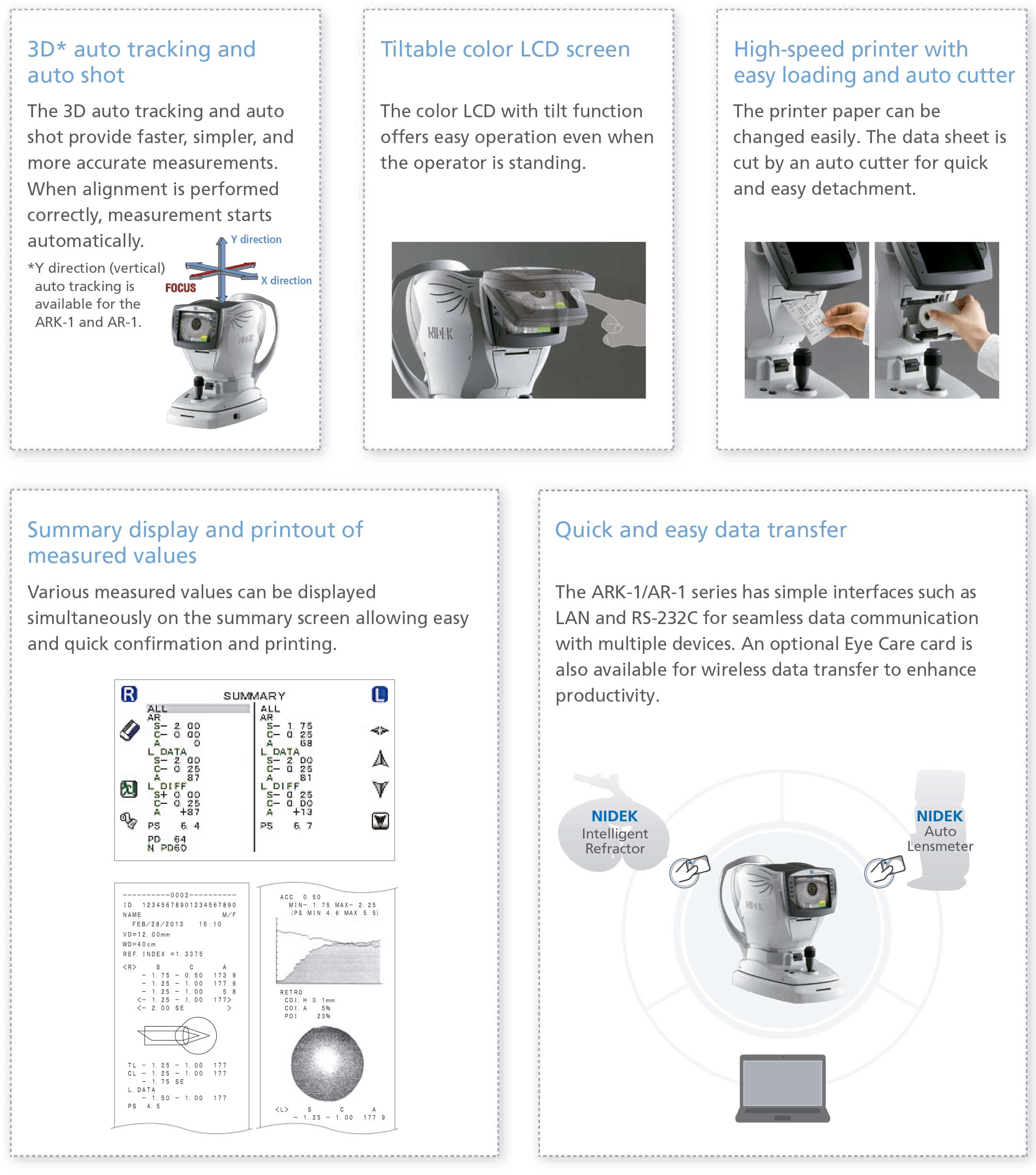 Nidek ARK-1e - Autorefractor Keratometer - Used 12 ARK 1 AR 1E 8P 9 A3 4