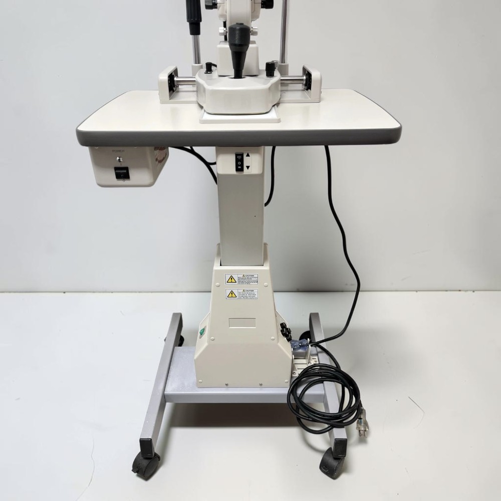 Topcon SL-D2 Slit Lamp w/ Haag Streit 870 Tonometer, Electric Table - Used 3 Topcon SL-D2 Slit Lamp w/ Haag Streit 870 Tonometer, Electric Table - Used - Image 3