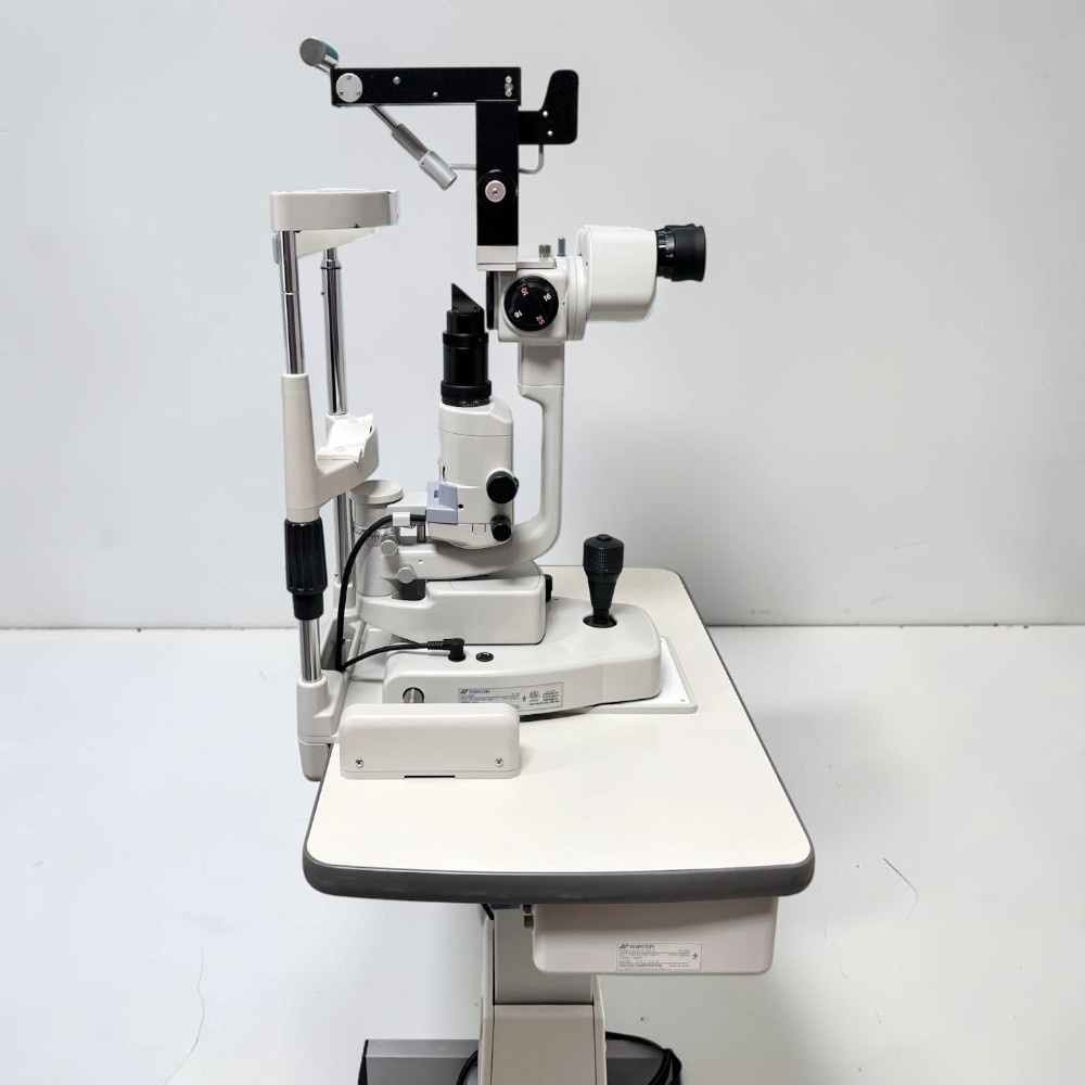 Topcon SL-D2 Slit Lamp w/ Haag Streit 870 Tonometer, Electric Table - Used 9 Topcon SL-D2 Slit Lamp w/ Haag Streit 870 Tonometer, Electric Table - Used - Image 9