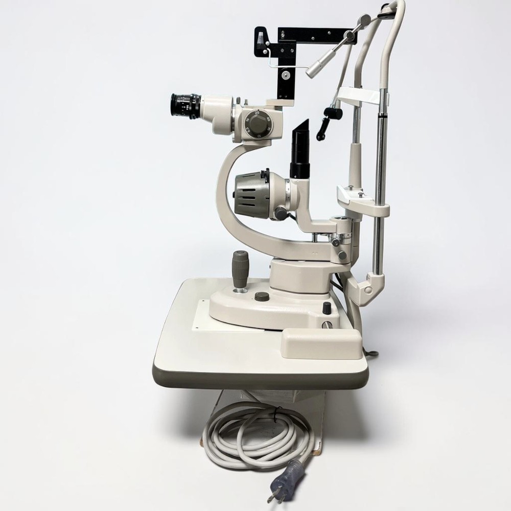 Marco G4 Ultra Slit Lamp With Haag Streit 870 Tonometer - Used 4 Marco G4 Ultra Slit Lamp With Haag Streit 870 Tonometer - Used – Rear View