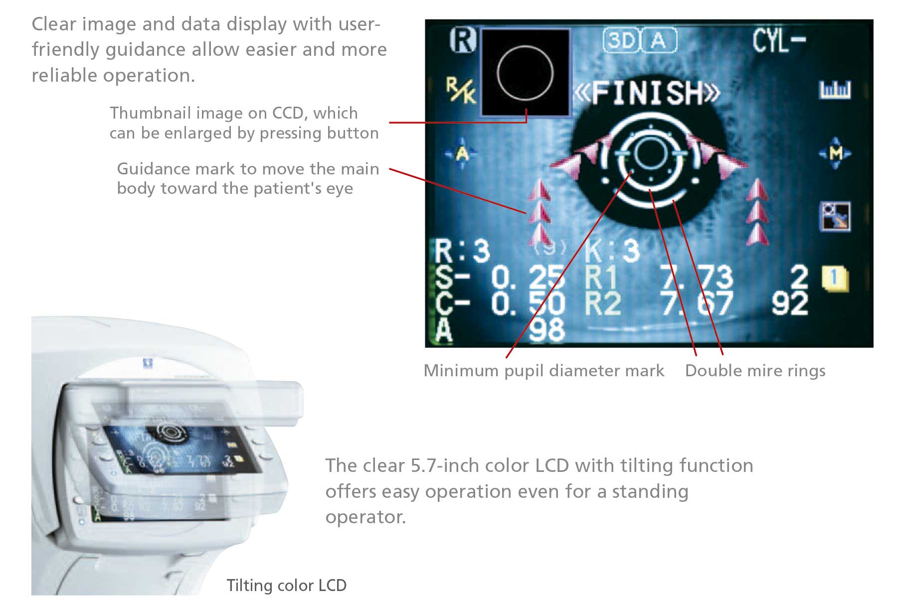 Nidek ARK-560A - Autorefractor Keratometer - Used 13 144670104911 Nidek ARK 560A Autorefractor Keratometer Brochure 4