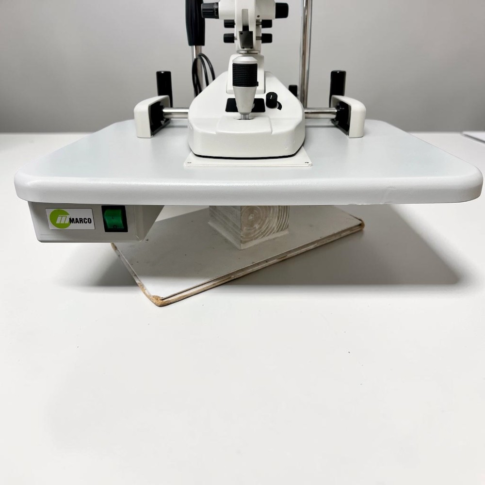Marco SL-B3 LED Slit Lamp W/Optilasa Tonometer- Used 4 Marco SL-B3 LED Slit Lamp W/Optilasa Tonometer- Used – Rear View