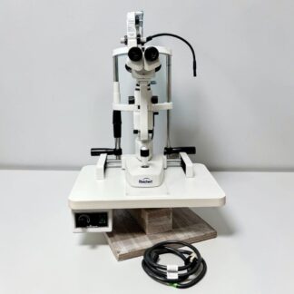 Reichert XCEL 255 slit lamp used - front view on table