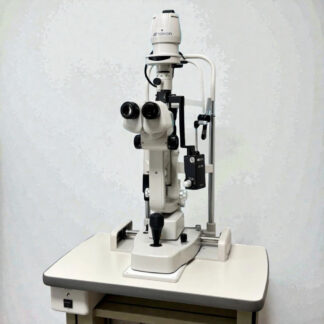 Topcon SL-D8Z slit lamp used — front view with AT 900 tonometer