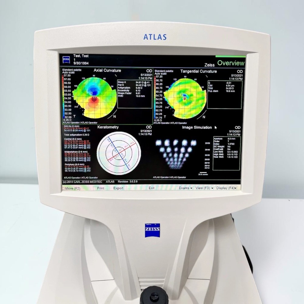 Zeiss Atlas 9000 Corneal Topographer w/ Windows 10 - Used 3 Zeiss Atlas 9000 Corneal Topographer w/ Windows 10 - Used - Image 3