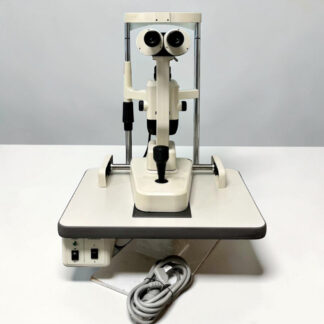 Topcon SL-1E slit lamp used — front view biomicroscope