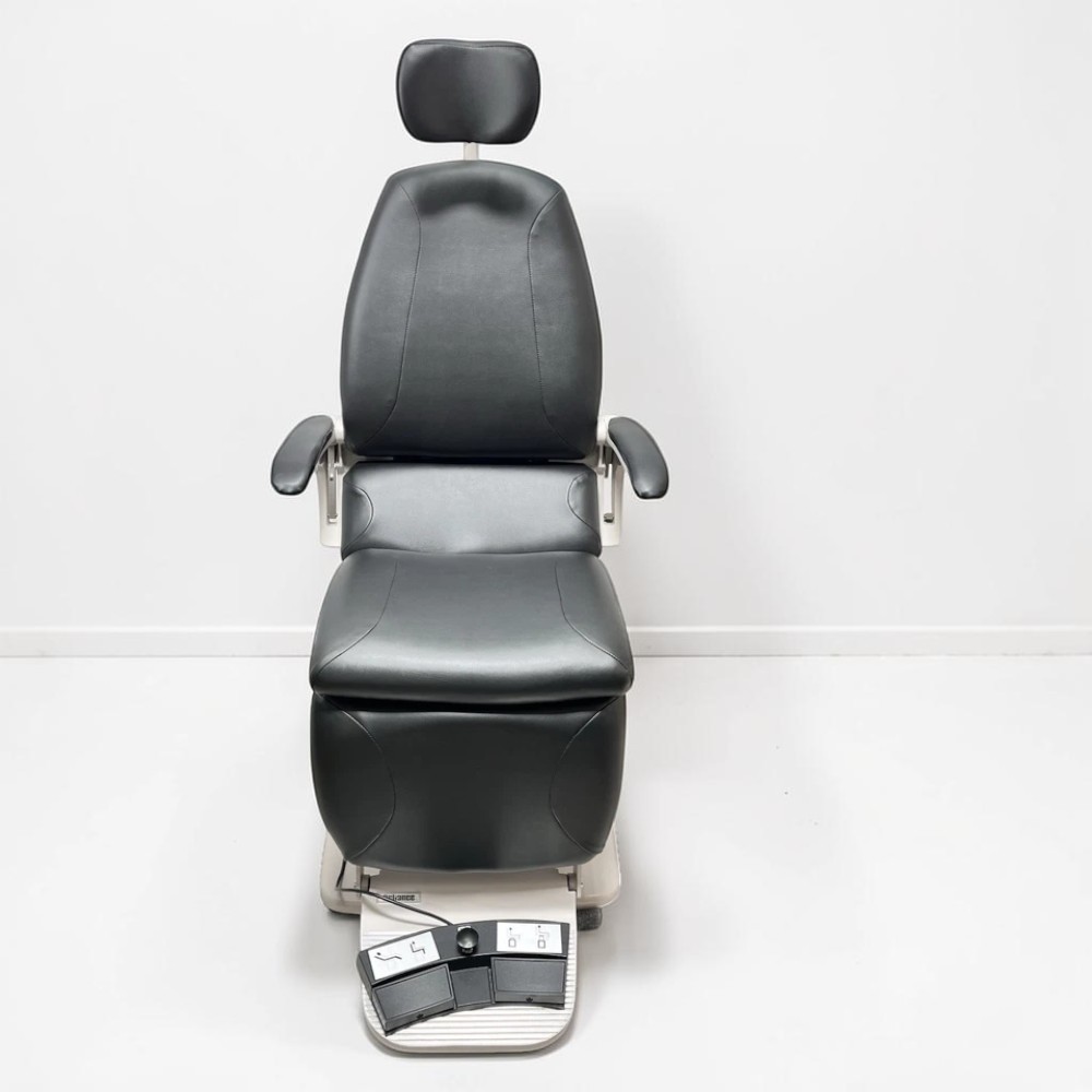 Reliance FX920 Power Tilt Ophthalmic Auto Exam Chair w/ 7900 Stand - Used 4 Reliance FX920 Power Tilt Ophthalmic Auto Exam Chair w/ 7900 Stand - Used – Rear View