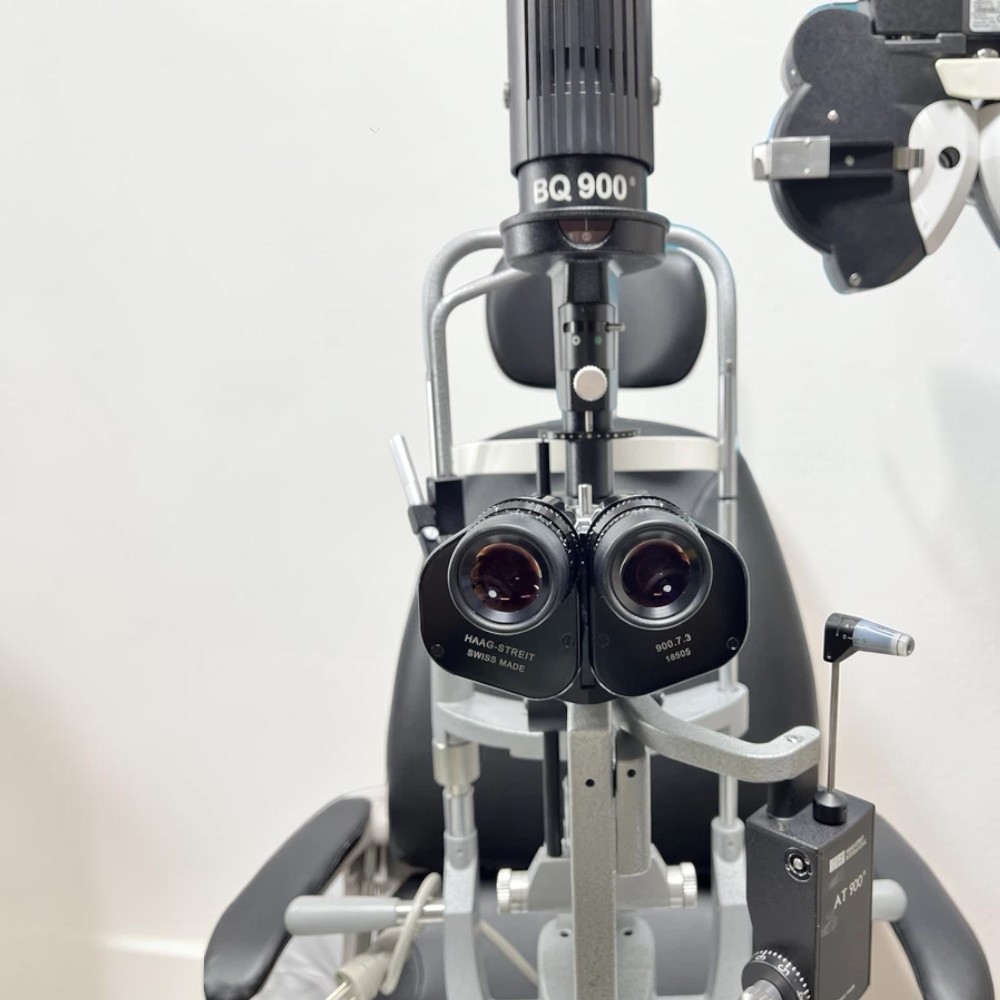 Reliance Lane: FX920 Power Tilt Auto Chair, 7900 Stand w/ Slit Lamp, Phoropter - Used 6 Reliance Lane: FX920 Power Tilt Auto Chair, 7900 Stand w/ Slit Lamp, Phoropter - Used – Detail View 2