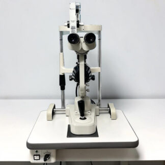 Topcon SL-2E slit lamp with CSO Z800 tonometer used — front view