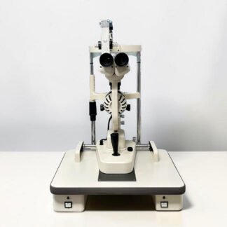 Topcon SL-2ED slit lamp with tonometer used — front view