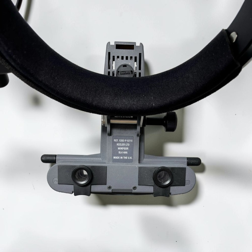 Keeler Allpupil II Wired Binocular Indirect Ophthalmoscope BIO - Used 8 Keeler Allpupil II Wired BIO used — full unit with condensing lens and accessories