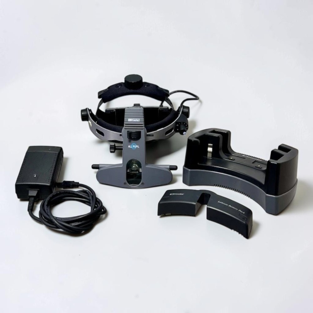 Keeler Allpupil II Wireless Binocular Indirect Ophthalmoscope BIO - Used 1 Keeler Allpupil II Wireless Binocular Indirect Ophthalmoscope BIO - Used