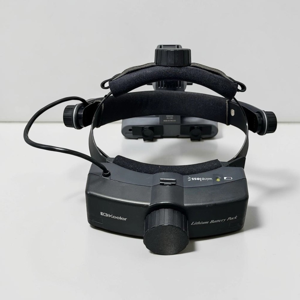 Keeler Allpupil II Wireless Binocular Indirect Ophthalmoscope BIO - Used 3 Keeler Allpupil II Wireless Binocular Indirect Ophthalmoscope BIO - Used – Side View