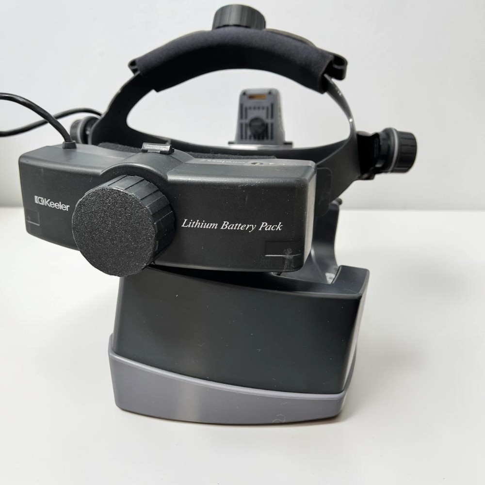 Keeler Allpupil II Wireless Binocular Indirect Ophthalmoscope BIO - Used 9 Keeler Allpupil II Wireless Binocular Indirect Ophthalmoscope BIO - Used – Detail View 5