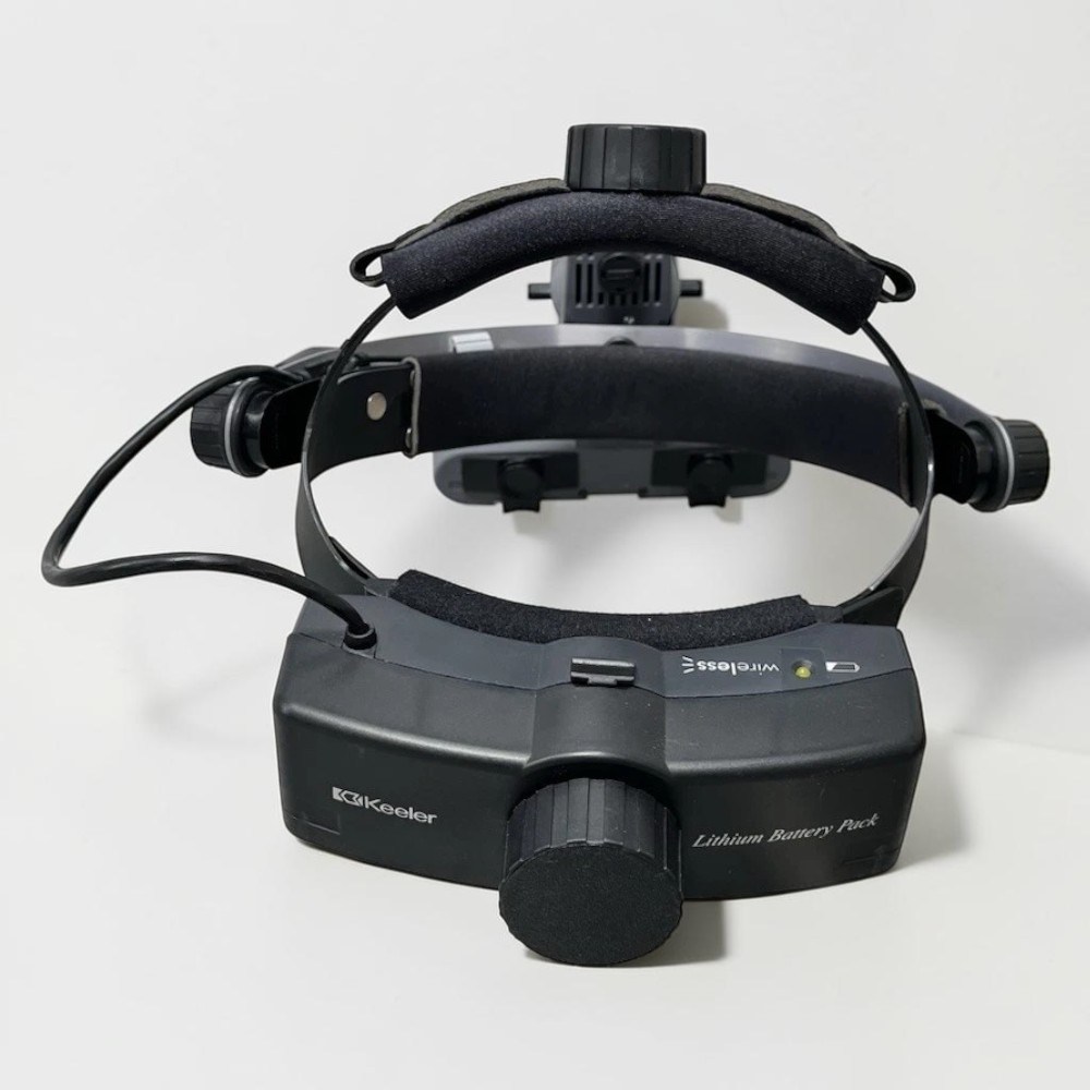 Keeler Allpupil II Wireless Binocular Indirect Ophthalmoscope BIO - Used 4 Keeler Allpupil II Wireless Binocular Indirect Ophthalmoscope BIO - Used – Rear View