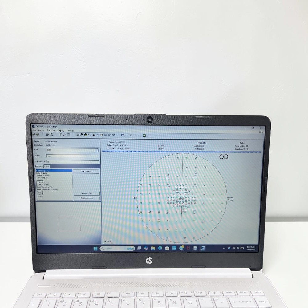 Oculus Easyfield C Visual Field Tester Analyzer w/ Laptop - Used 11 Oculus Easyfield C Visual Field Tester Analyzer w/ Laptop - Used - Image 11