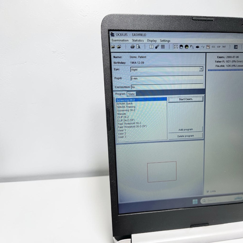 Oculus Easyfield C Visual Field Tester Analyzer w/ Laptop - Used 12 Oculus Easyfield C Visual Field Tester Analyzer w/ Laptop - Used - Image 12