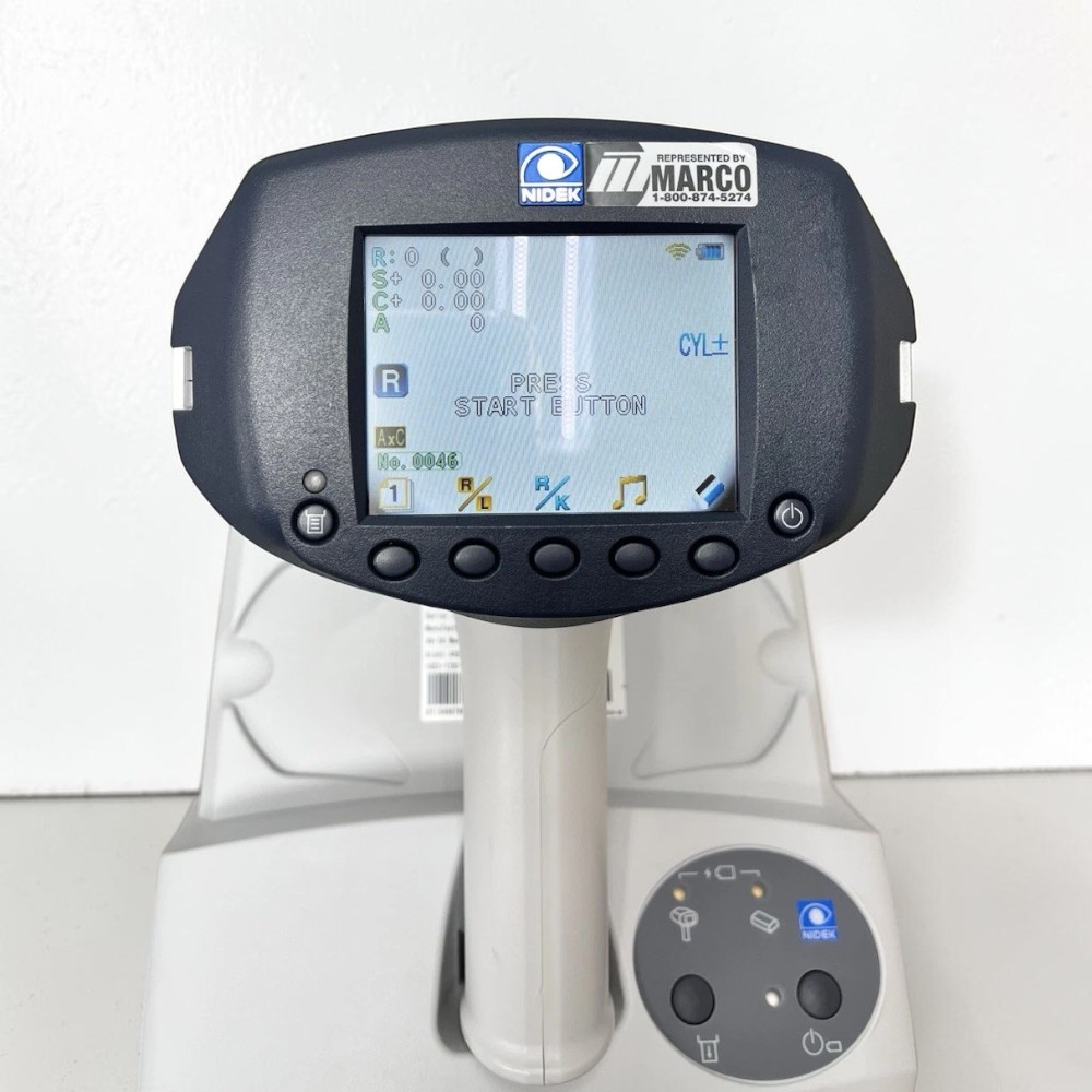 Nidek HandyRef-K Handheld/ Portable Ref/Keratometer with Station, Carrying Case - Used 3 Nidek HandyRef-K Handheld/ Portable Ref/Keratometer with Station, Carrying Case - Used - Image 3
