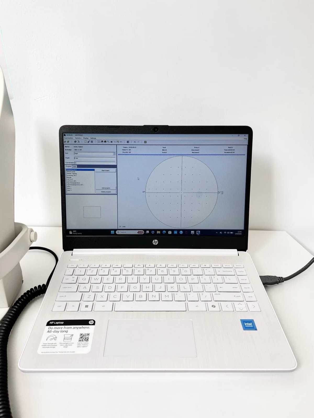 Oculus Easyfield C Visual Field Tester Analyzer w/ Laptop - Used 6 Oculus Easyfield C Visual Field Tester Analyzer w/ Laptop - Used – Detail View 5
