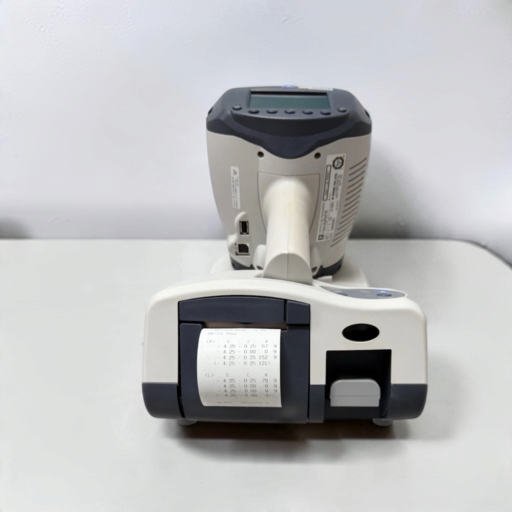 Nidek HandyRef-K Handheld/ Portable Ref/Keratometer with Station, Carrying Case - Used 5 Nidek HandyRef-K Handheld/ Portable Ref/Keratometer with Station, Carrying Case - Used - Image 5