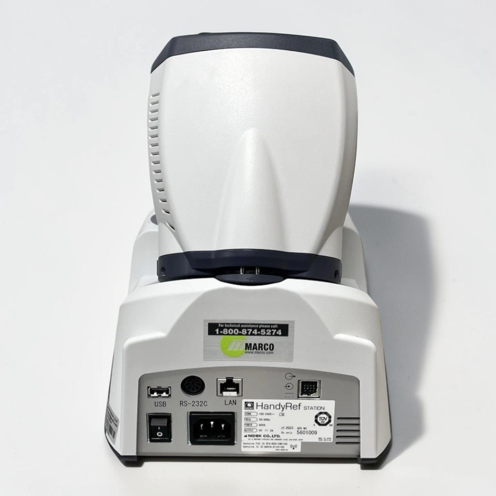 Nidek HandyRef-K Handheld/ Portable Ref/Keratometer with Station, Carrying Case - Used 8 Nidek HandyRef-K Handheld/ Portable Ref/Keratometer with Station, Carrying Case - Used - Image 8