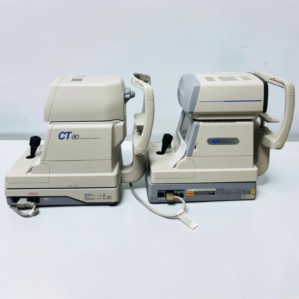 Topcon KR-8800 Auto Refractor/ Keratometer/Topcon CT-80 Tonometer - Used 2 Topcon KR-8800 Auto Refractor/ Keratometer/Topcon CT-80 Tonometer - Used - Image 2