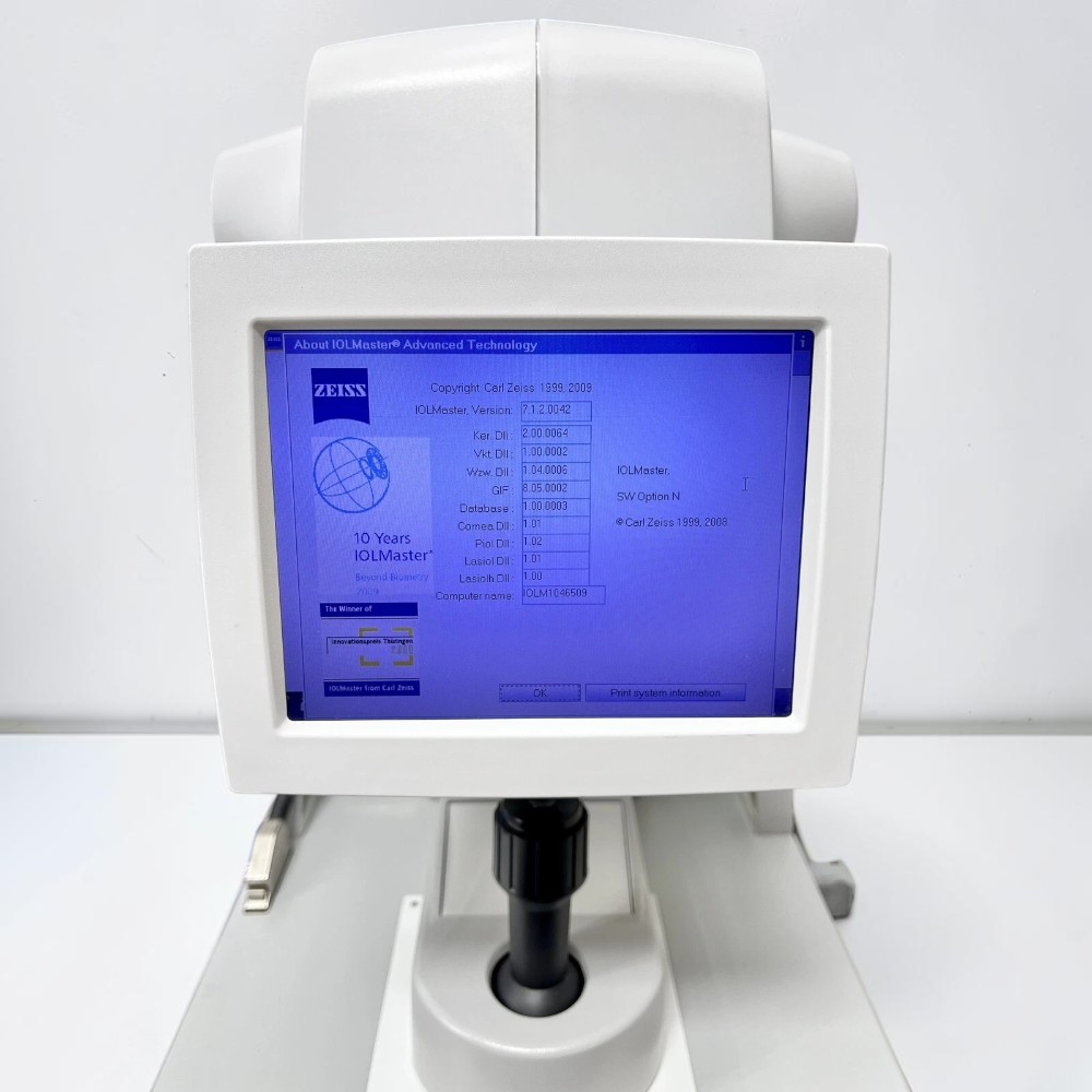 Zeiss IOL Master Version 500 Optical Biometer - Used 2 Zeiss IOLMaster 500 used optical biometer — view 2