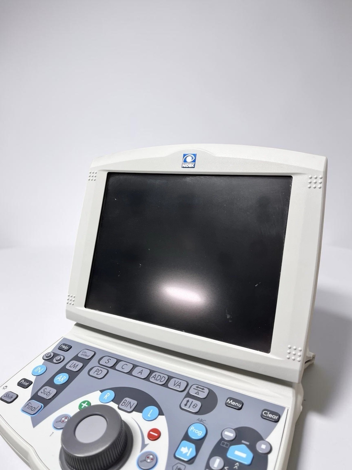 Nidek RT-5100 Auto Phoropter Refractor w/ Nidek SC-1600 Acuity Chart - Used 4 Nidek RT-5100 used — SC-1600 LCD acuity chart display