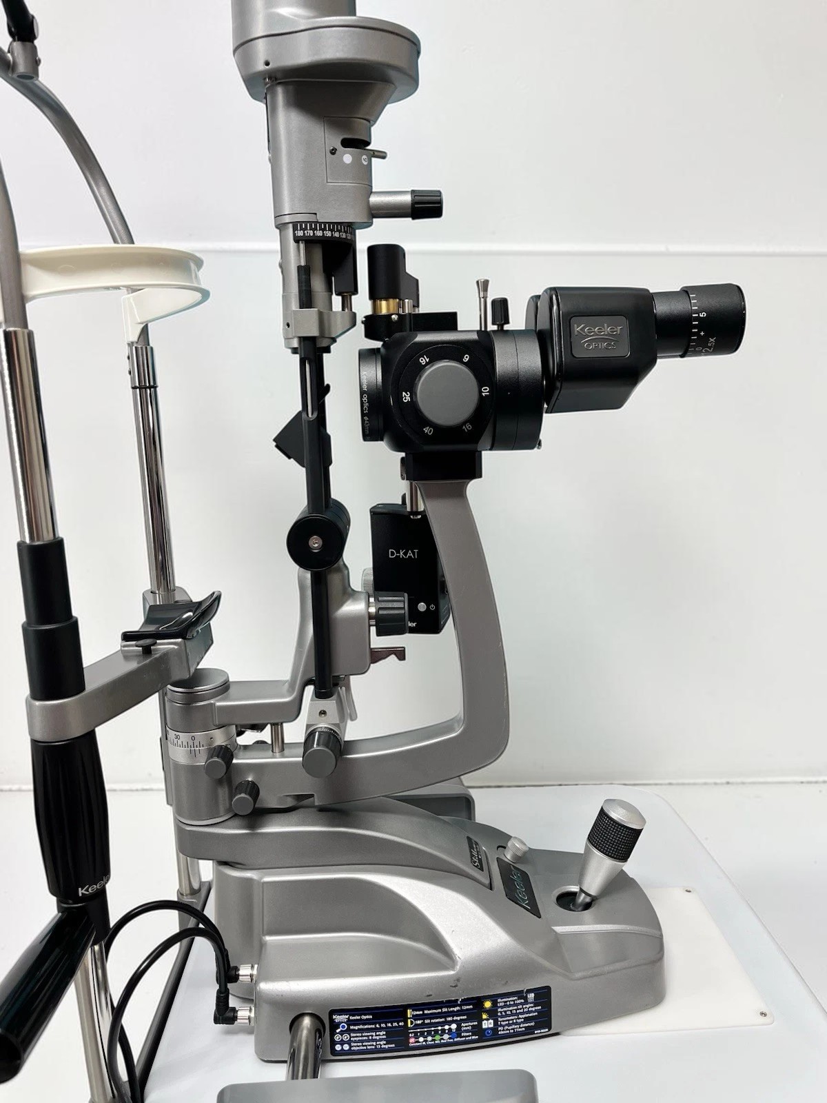 Keeler 40H Slit Lamp w/ D-KAT Tonometer - Used 8 Keeler 40H Slit Lamp w/ D-KAT Tonometer - Used - Image 8