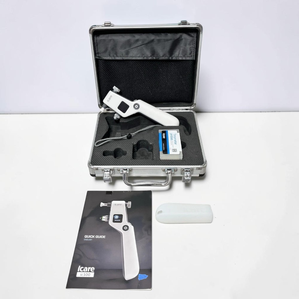 iCare ic100 Tonometer w/ Carrying Case - Used 1 iCare ic100 Tonometer w/ Carrying Case - Used